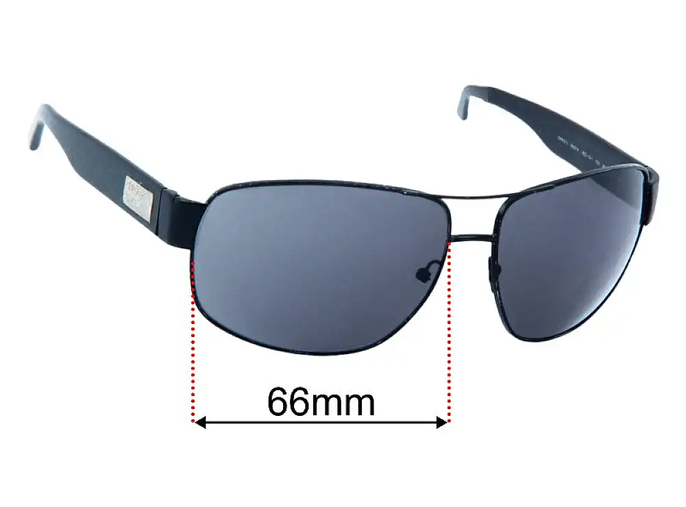 81615 Prada SPR61L 66mm Replacement Lenses by Sunglass Fix™